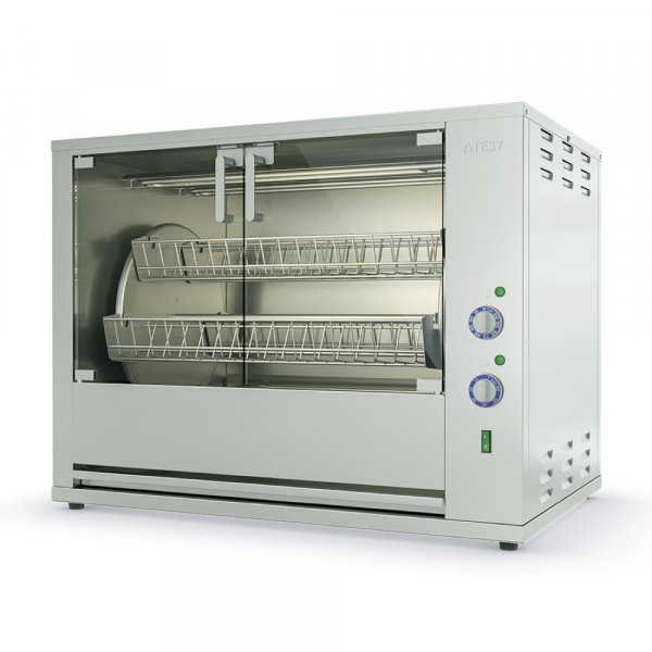 ATESY «COMMANDER»-6E-T COUNTERTOP CAROUSEL ROTISSERIE OVEN