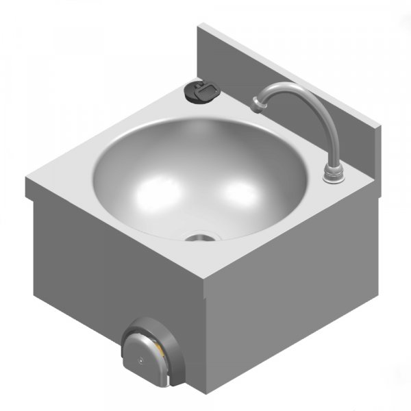 HAND WASHING SINK KNEE OPERATED MONOLITH ARES050